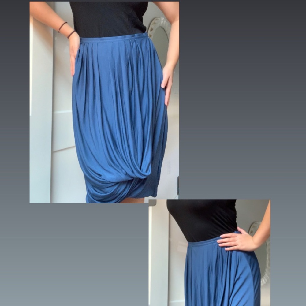YSL drape skirt